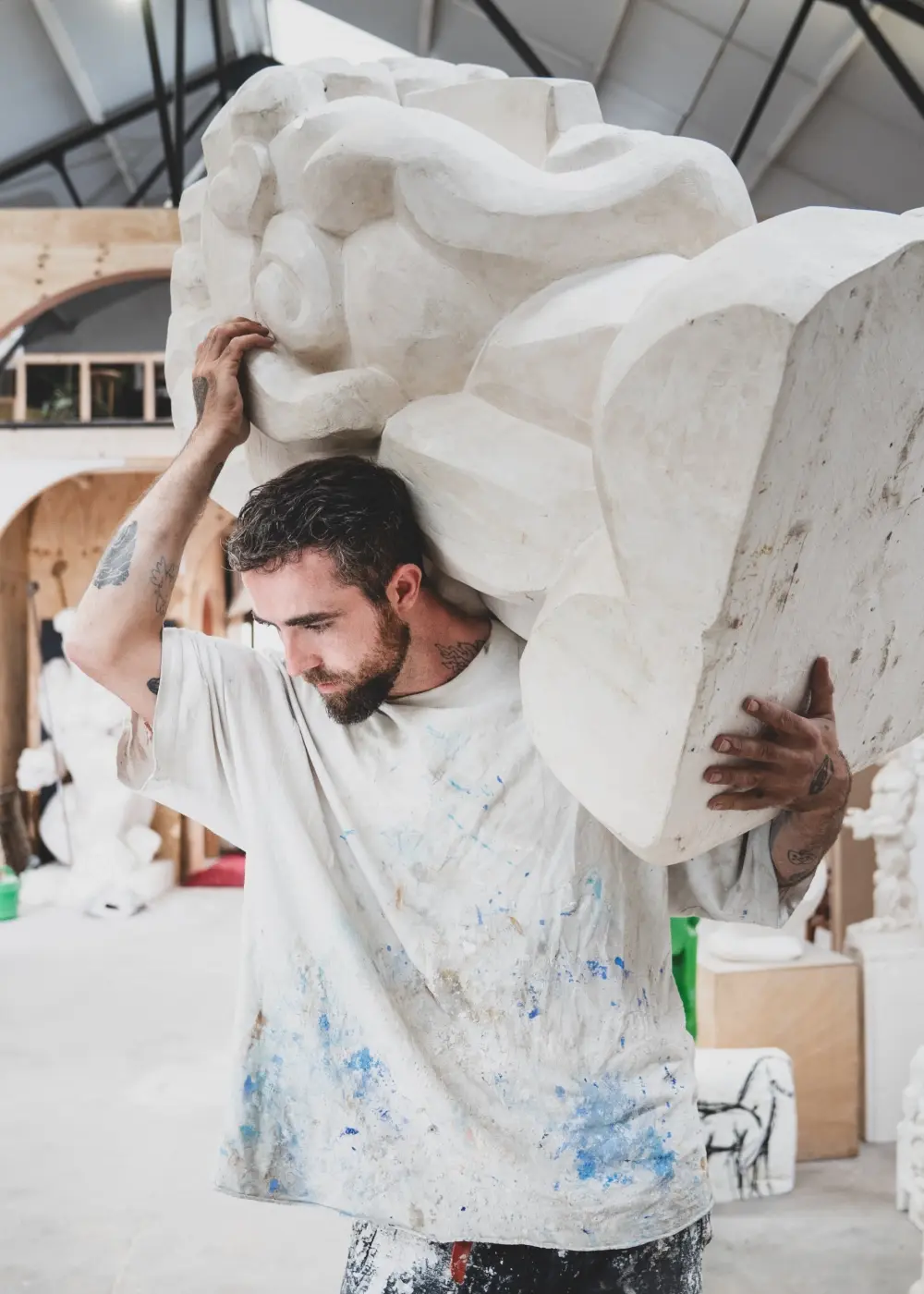 portret naast eerste vraag